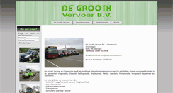 Desktop Screenshot of degroothvervoer.nl
